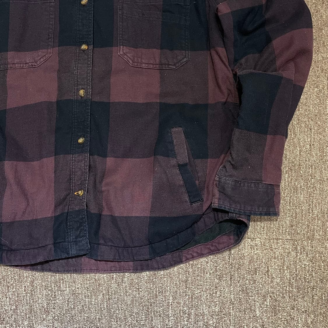 (L) Carhartt 칼하트 플란넬 체크 셔츠 상품이미지6