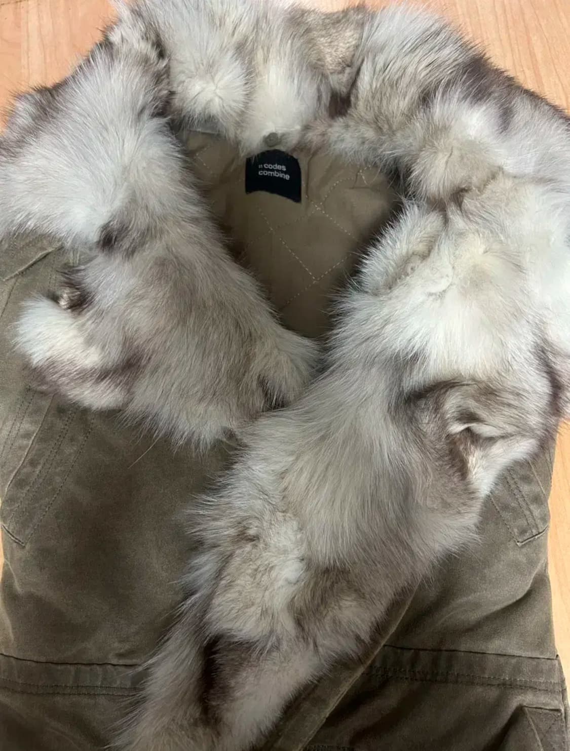 Codes Combine 코데즈 컴바인 빈티지 퍼자켓 상품이미지1