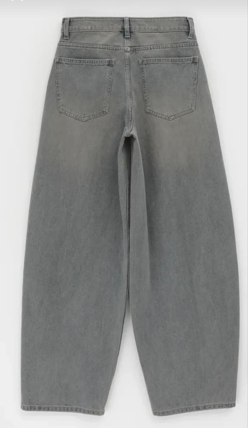 블랙업 사사키 워싱 와이드 데님팬츠 L 상품이미지3