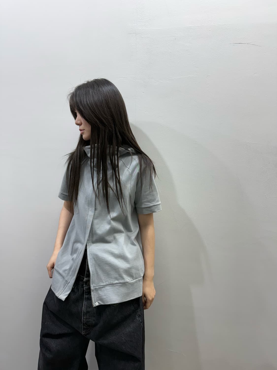 질 샌더 반팔 후드집업 자켓 상품이미지1