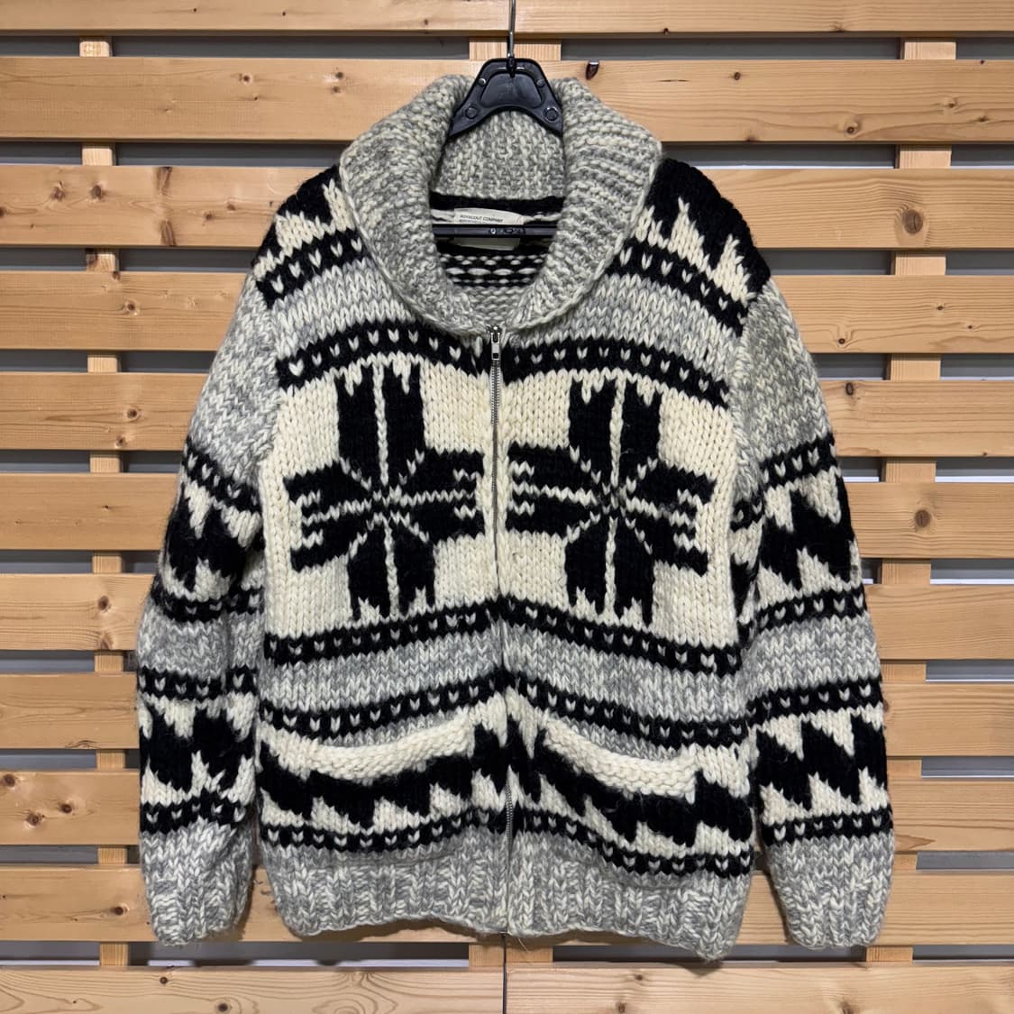 코위찬 니트집업 상품이미지1