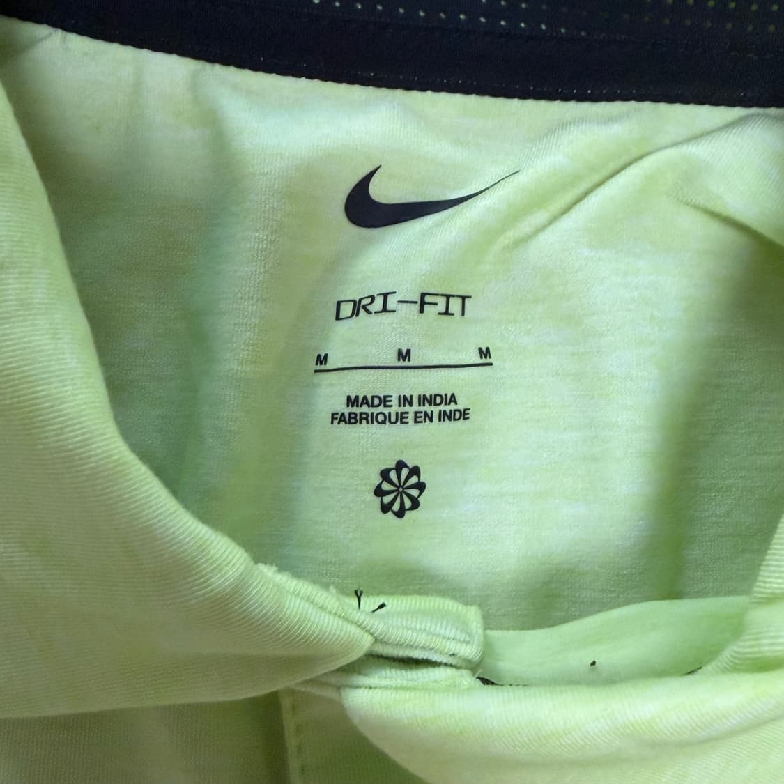 Nike 코튼 라임 스우시 폴로 반팔 티셔츠 상품이미지2