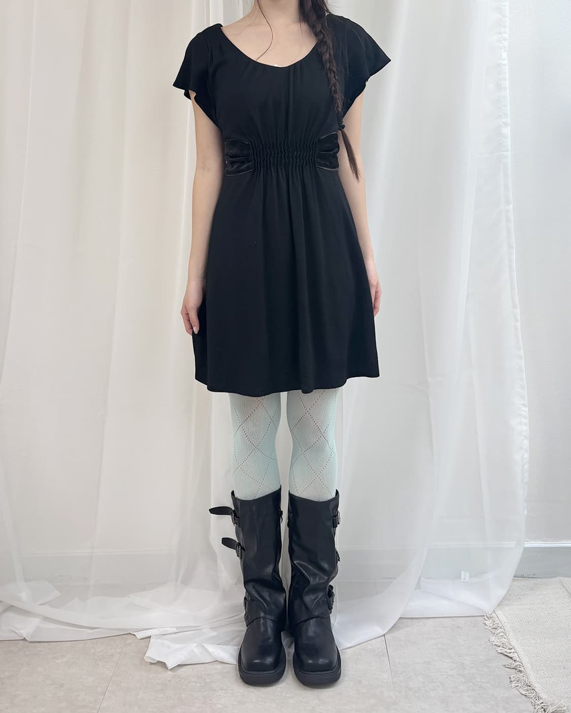 popori waist velvet deco point ops 상품이미지2