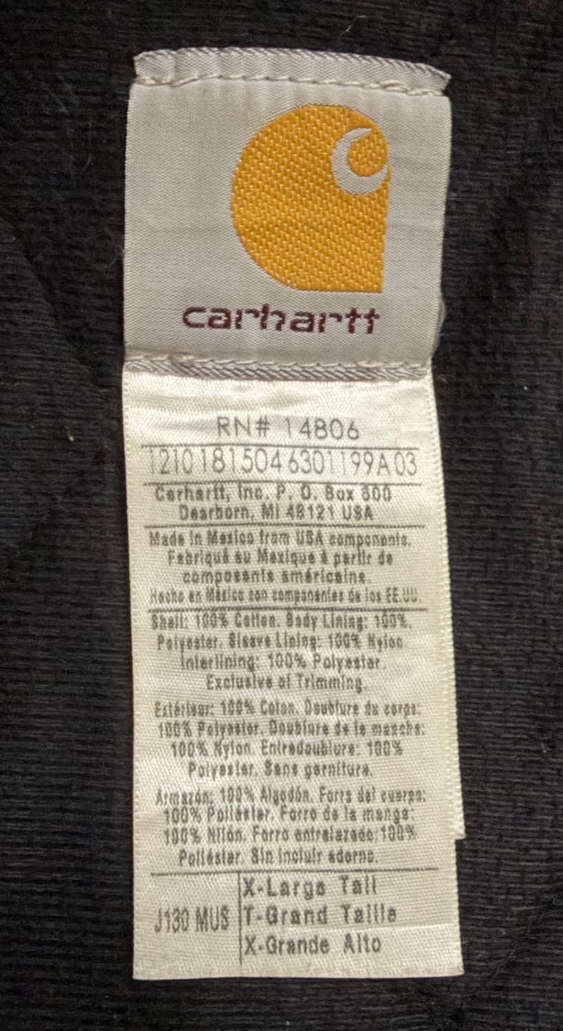 [칼하트] 90s 오리지널 빈티지 J130 머스크 액티브 자켓 상품이미지5