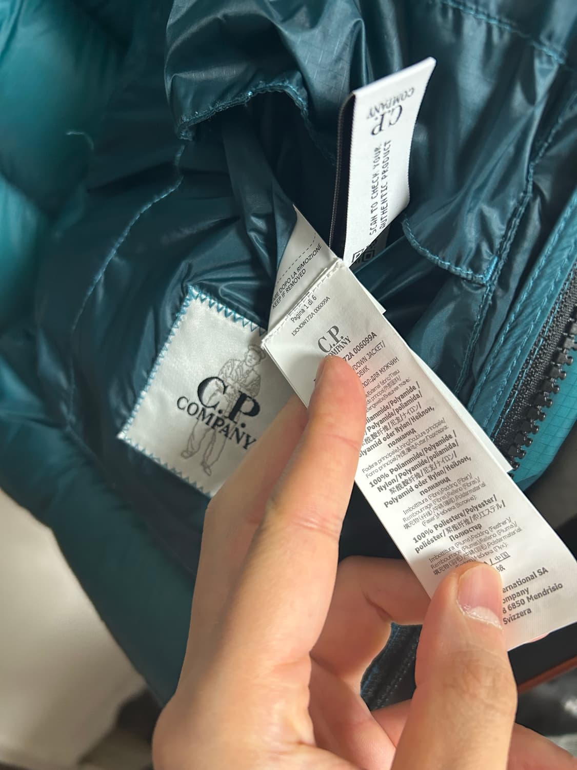 cp company 52(105) dd쉘 다운 자켓 xl 택포 상품이미지6