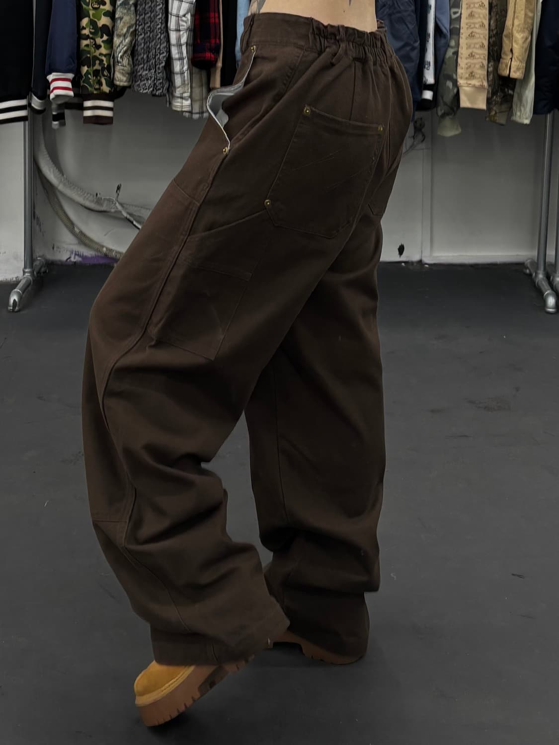 VTG 하프밴딩 더블니 팬츠 상품이미지4