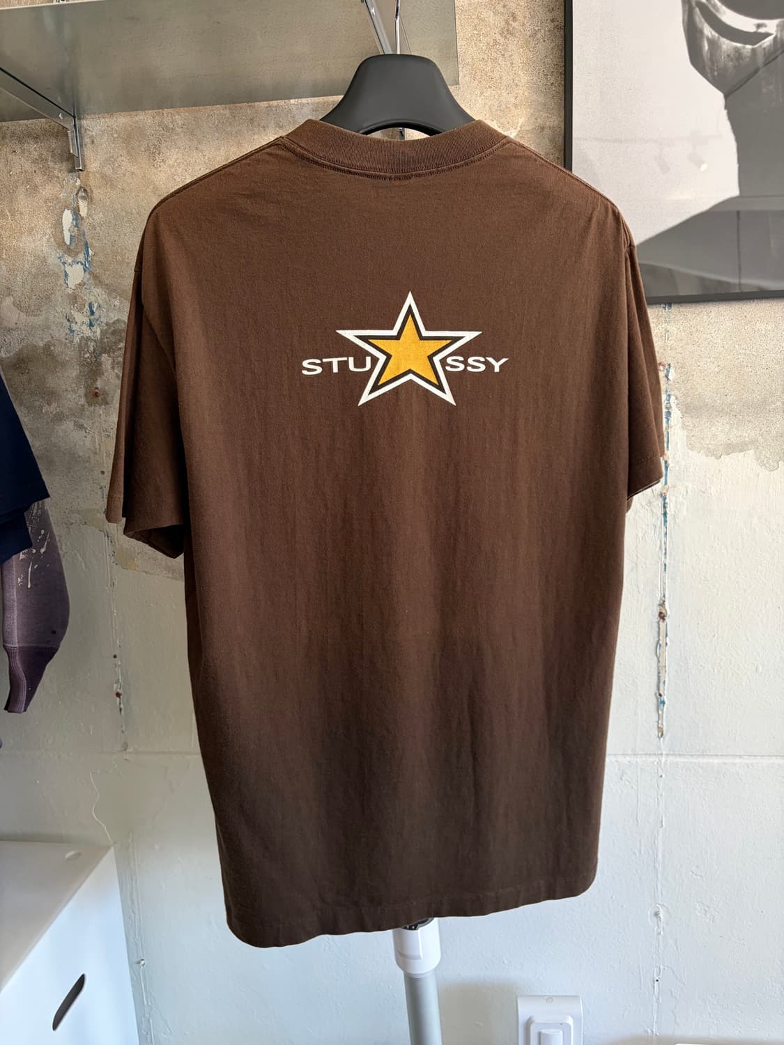 90s 스투시 스타 티셔츠 상품이미지3