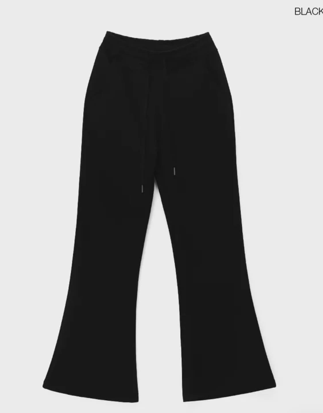 블랙업 부츠컷 밴딩팬츠 상품이미지1