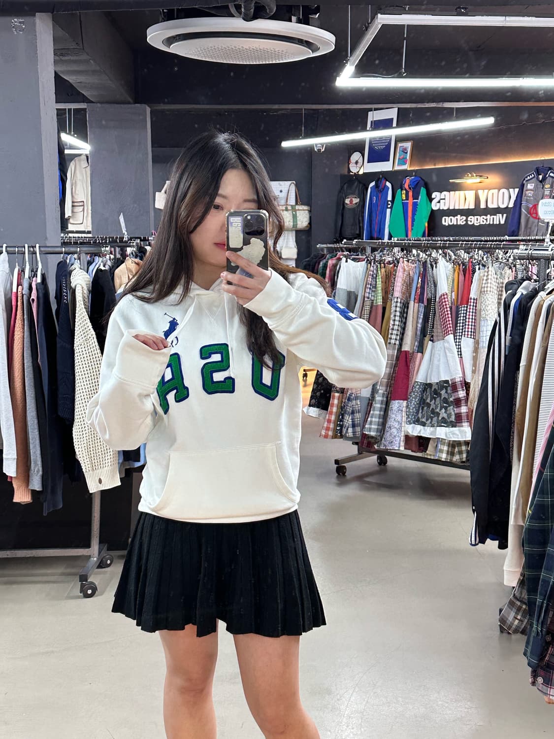 폴로 빅포니 USA 후드티 상품이미지1