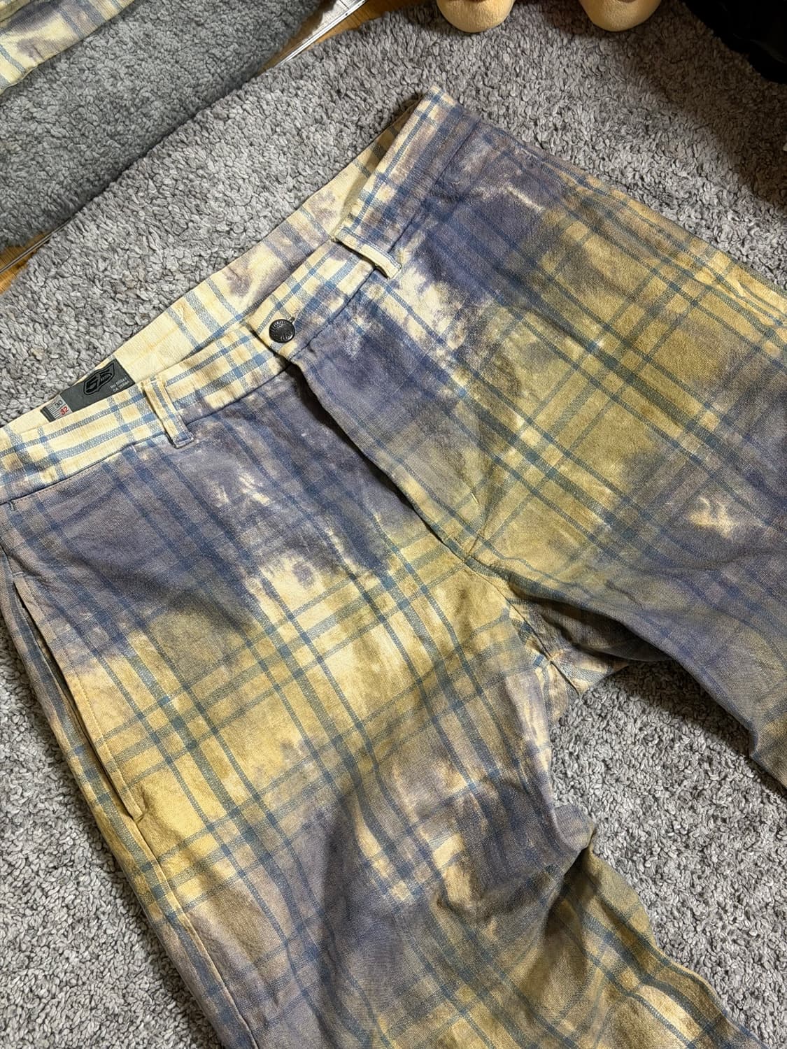 디젤 55dsl 타이다이 체크 팬츠 상품이미지4