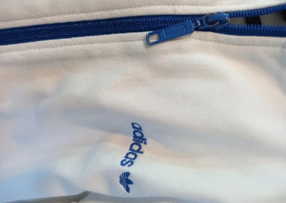 아디다스 베켄바우어 화이트 블루 흰파 파랑 트랙탑 저지 져지집업 100 상품이미지3