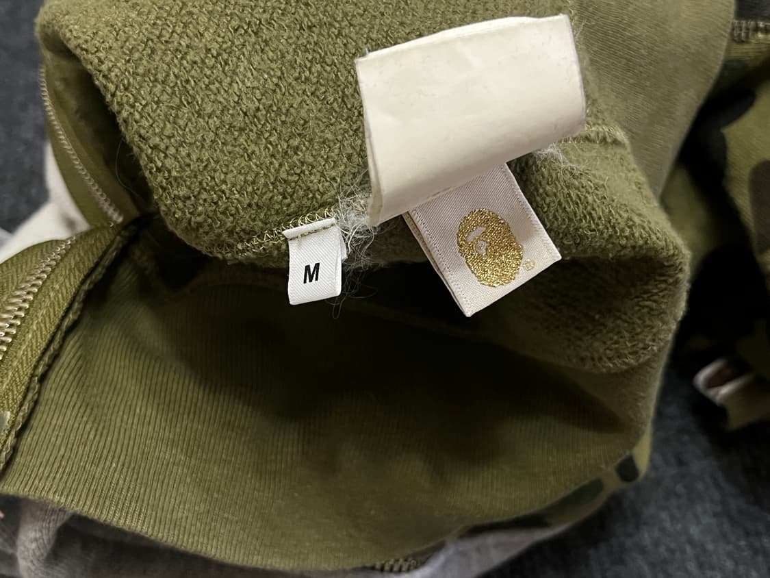 베이프 아수라 샤크 후드집업 카모 회색 상품이미지5