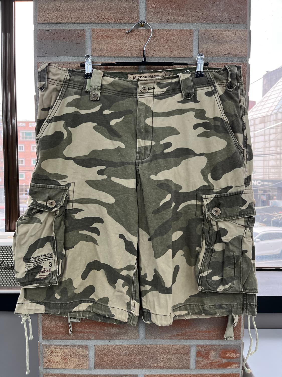 아베크롬비 카모플라주 카고 하프팬츠  상품이미지6