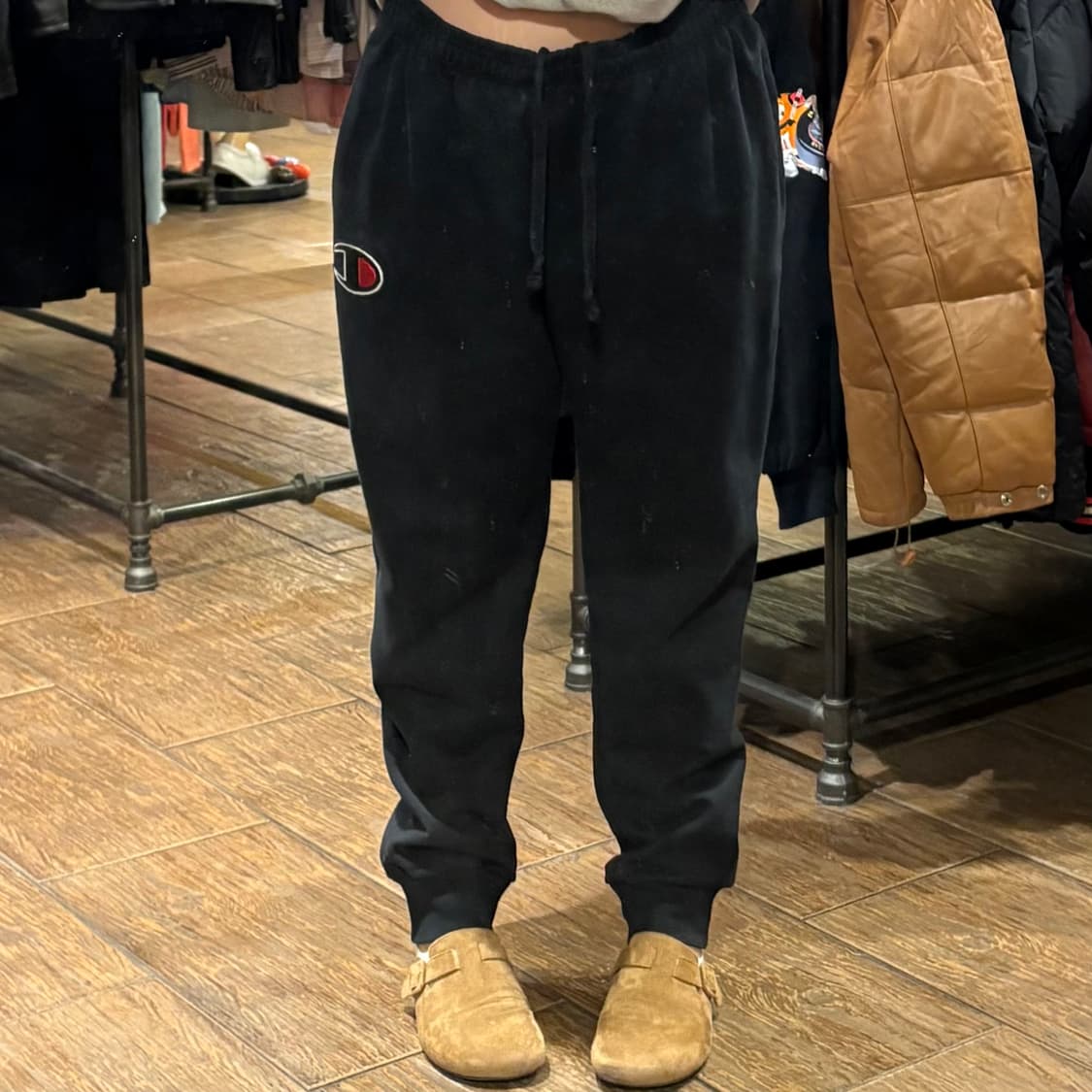 [HI] 챔피온 조거팬츠 블랙 상품이미지1