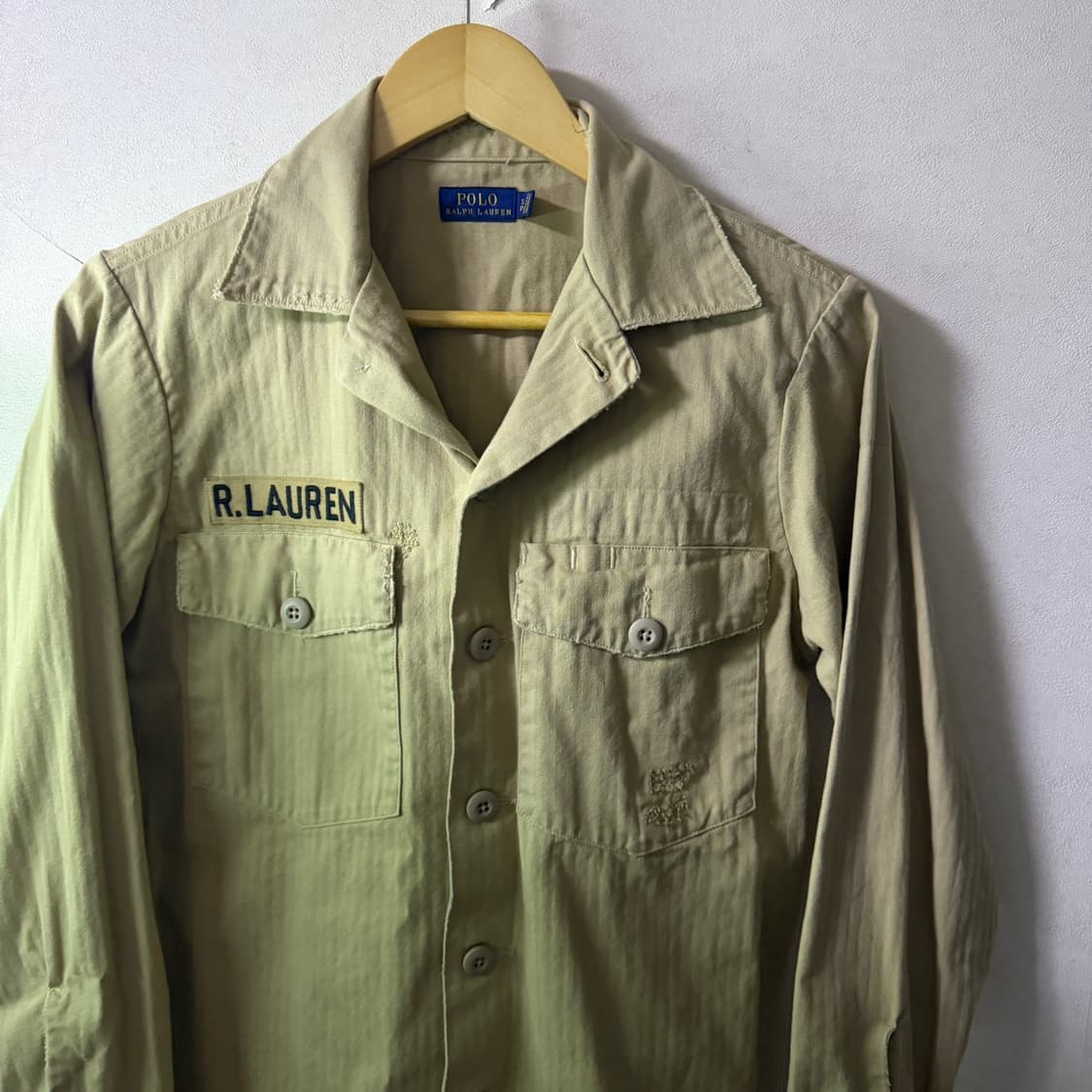 폴로 랄프로렌 데미지 오버셔츠 S (90-95) 상품이미지6