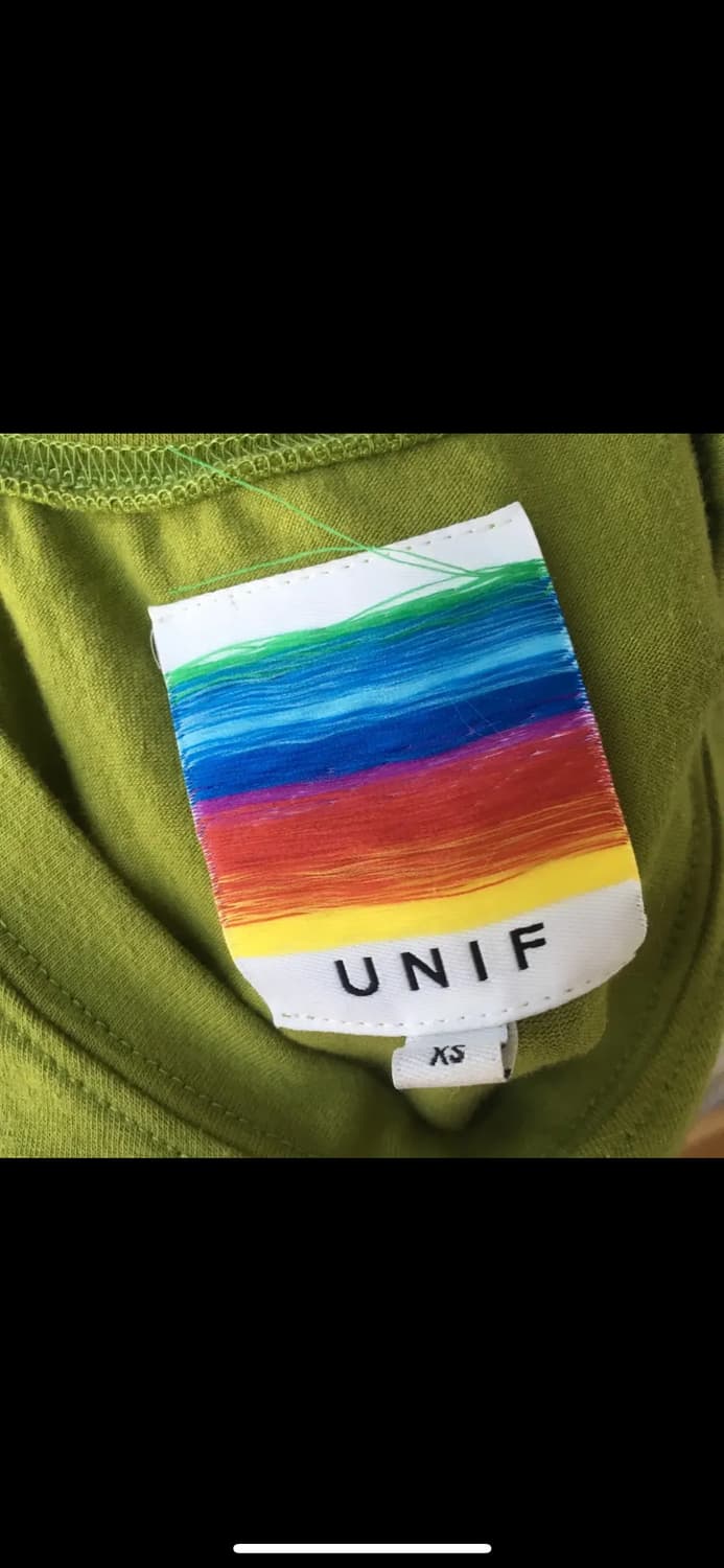 unif 정품 크롭 더비 탑 xs 상품이미지6