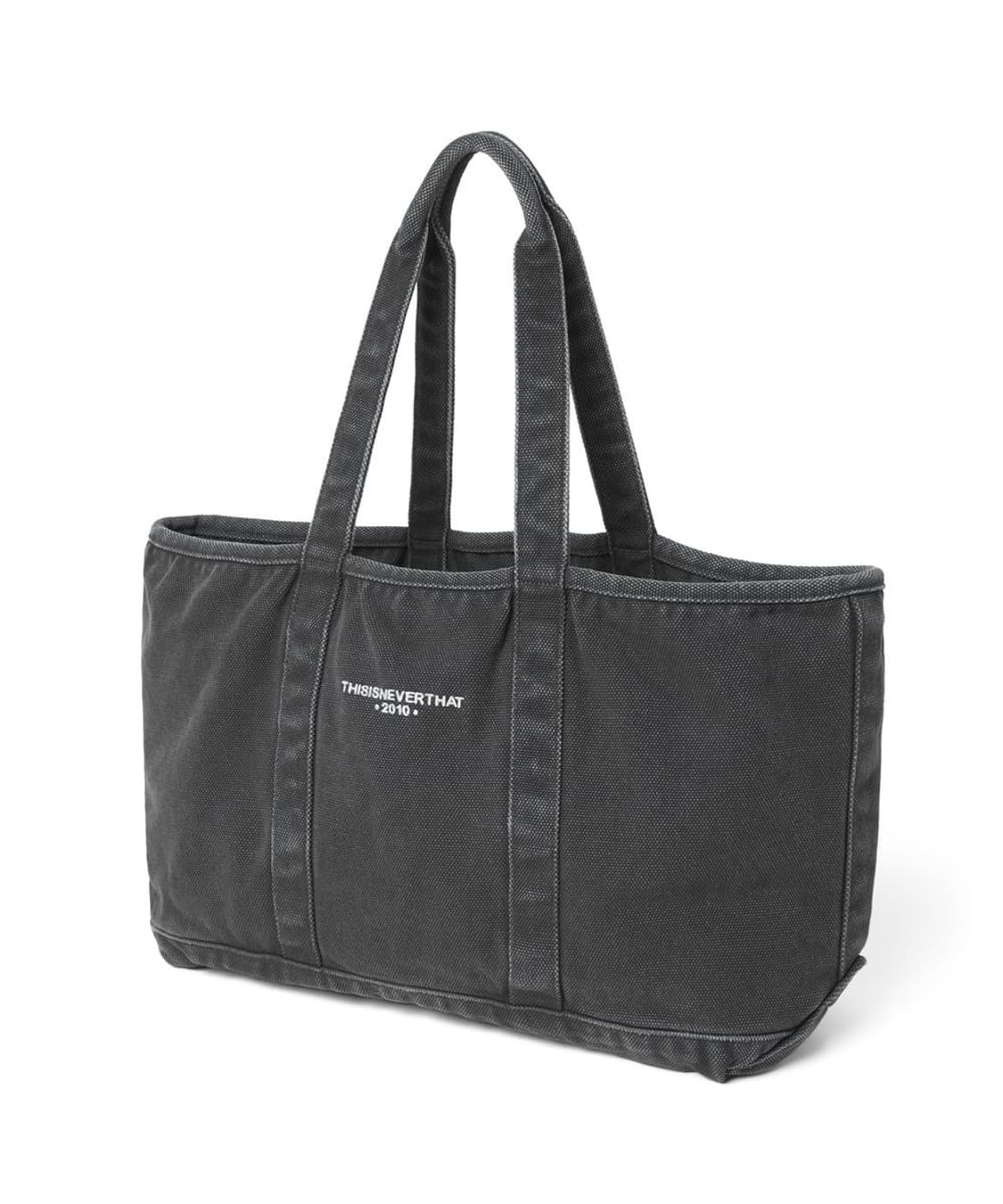 Washed Canvas Tote Bag Charcoal 상품이미지1