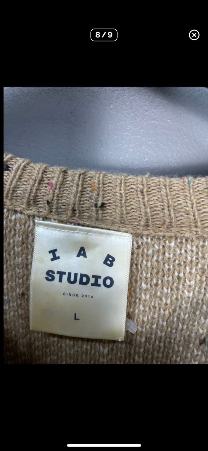 아이앱 스튜디오 X 새들러하우스 니트치즈 스웨터 A2919 상품이미지7