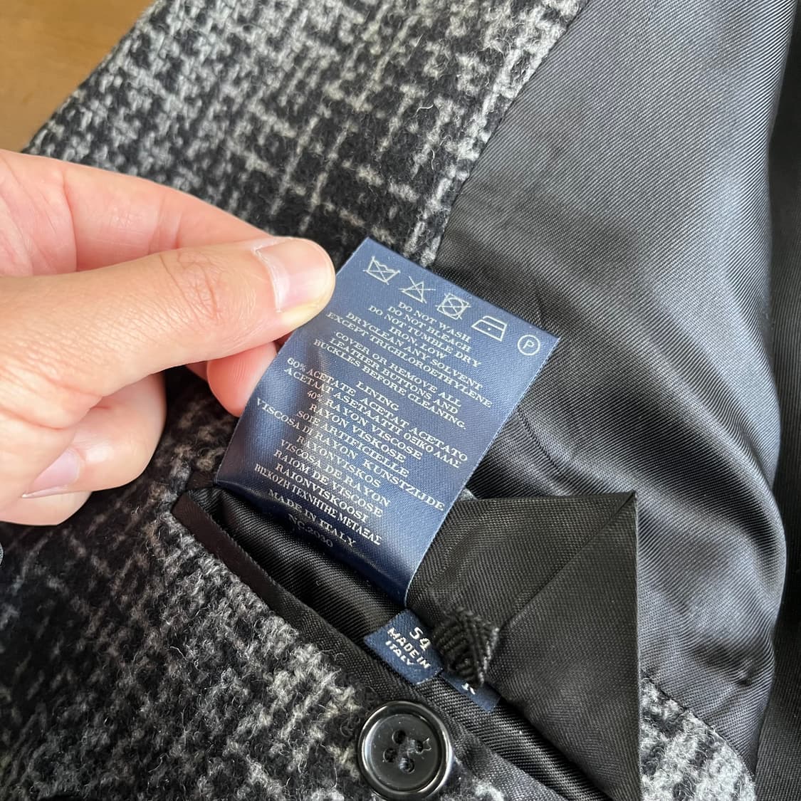 버버리 라나울 싱글 코트 54R 상품이미지6