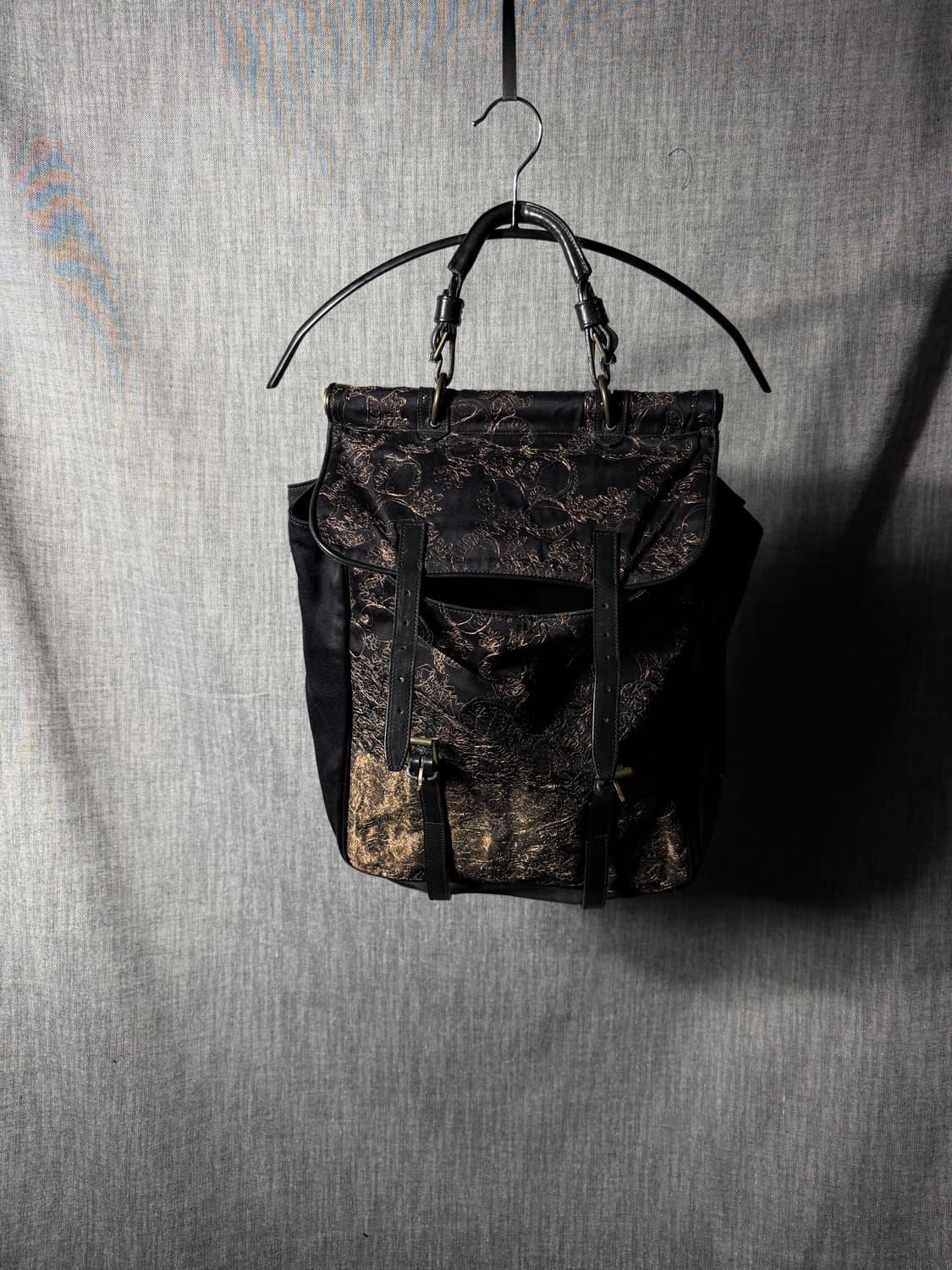 드리스반노튼 빈티지 자카드 핸드백 상품이미지3