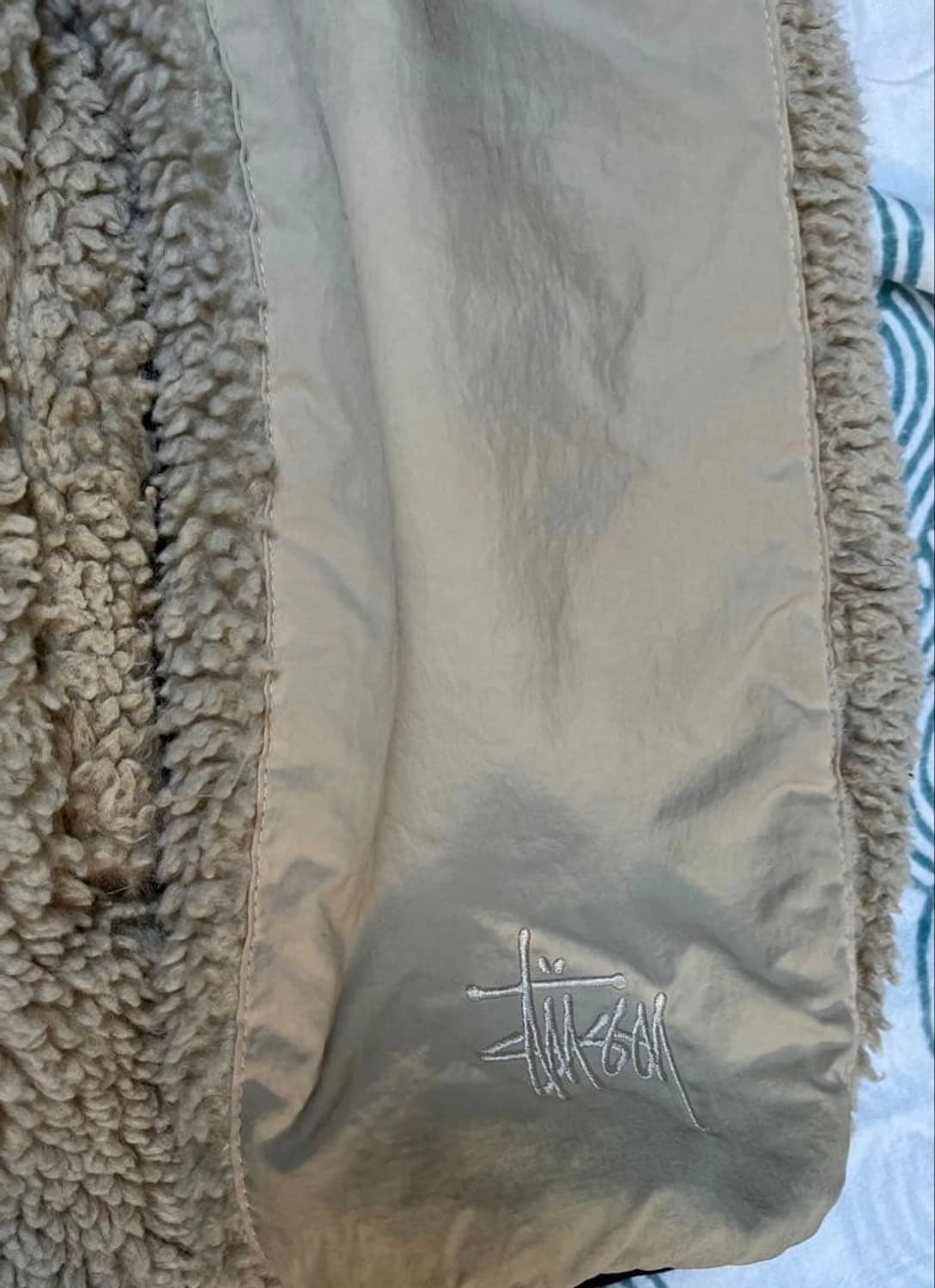 스투시 노마 리마 자카드 쉐르파 자켓 상품이미지5