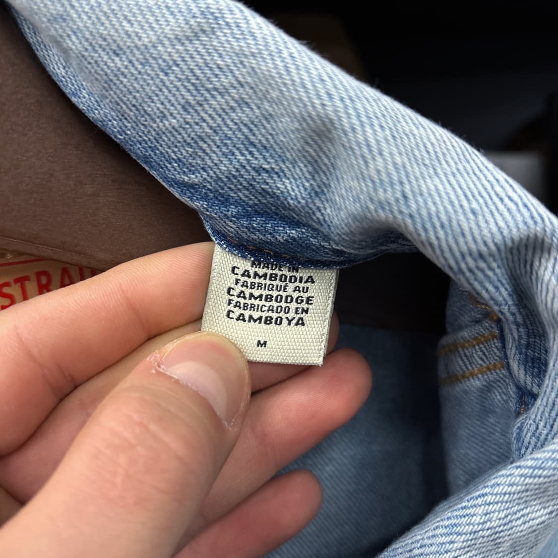 리바이스 빈티지 워싱 타입3 트러커 데님자켓 연청 N916 상품이미지8