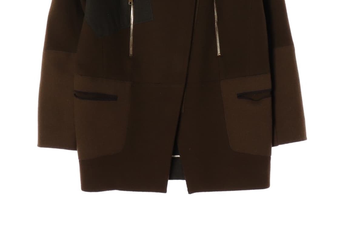 시스템 무스탕 후드 코트 상품이미지3