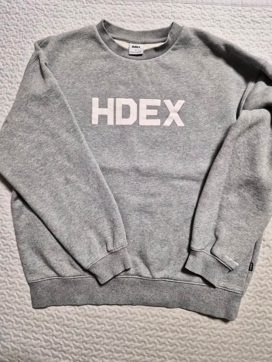 하덱스 에이치덱스 HDEX 맨투맨 L 회색 상품이미지1