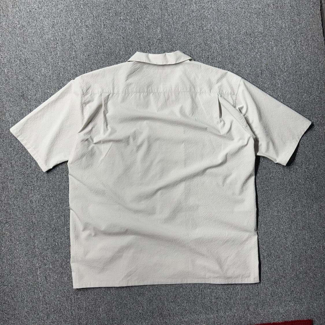 BEAMS 캠프 칼라 체크셔츠 그레이 ( L/OLD-7524 ) 상품이미지7