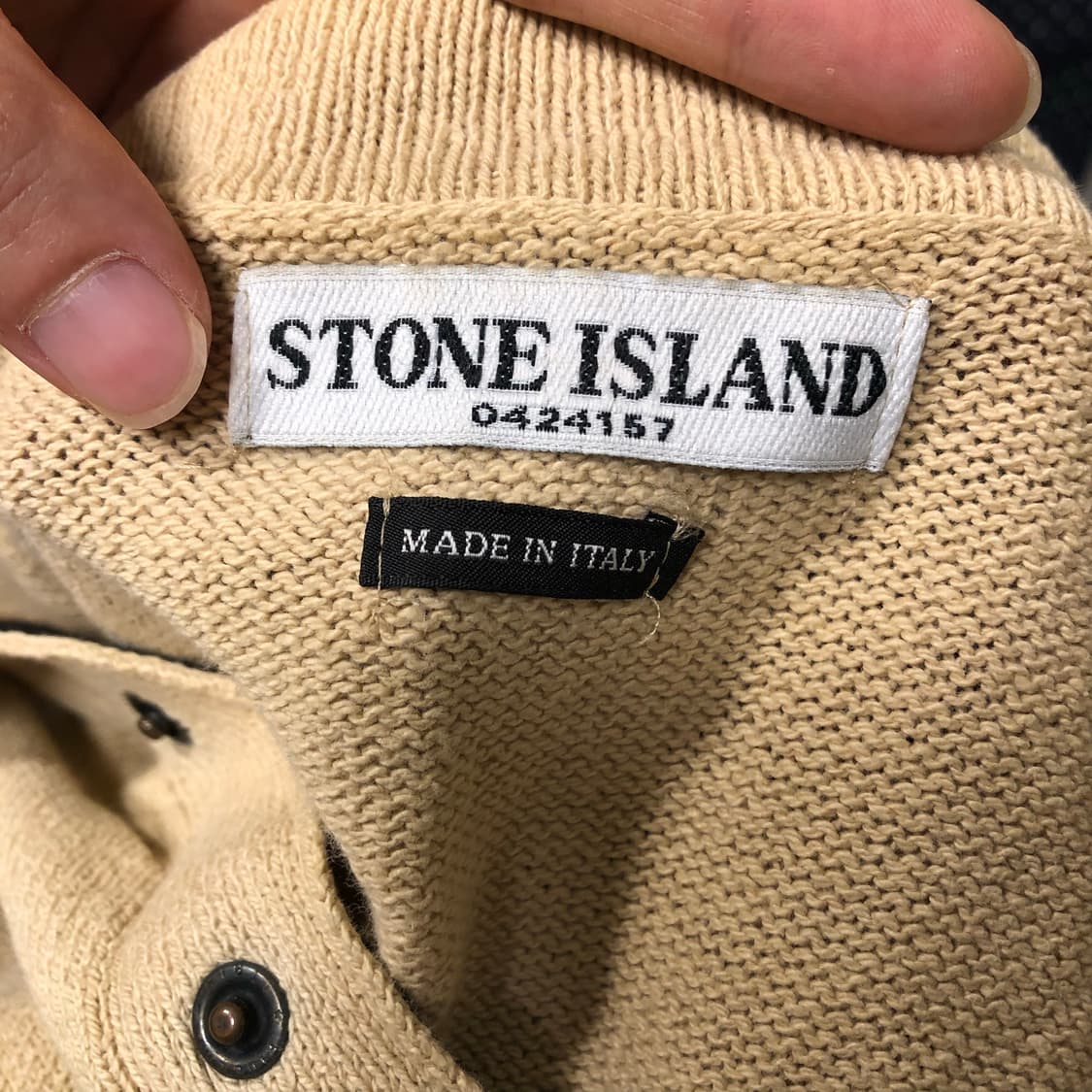 스톤아일랜드 90‘s 반집업 니트  상품이미지7