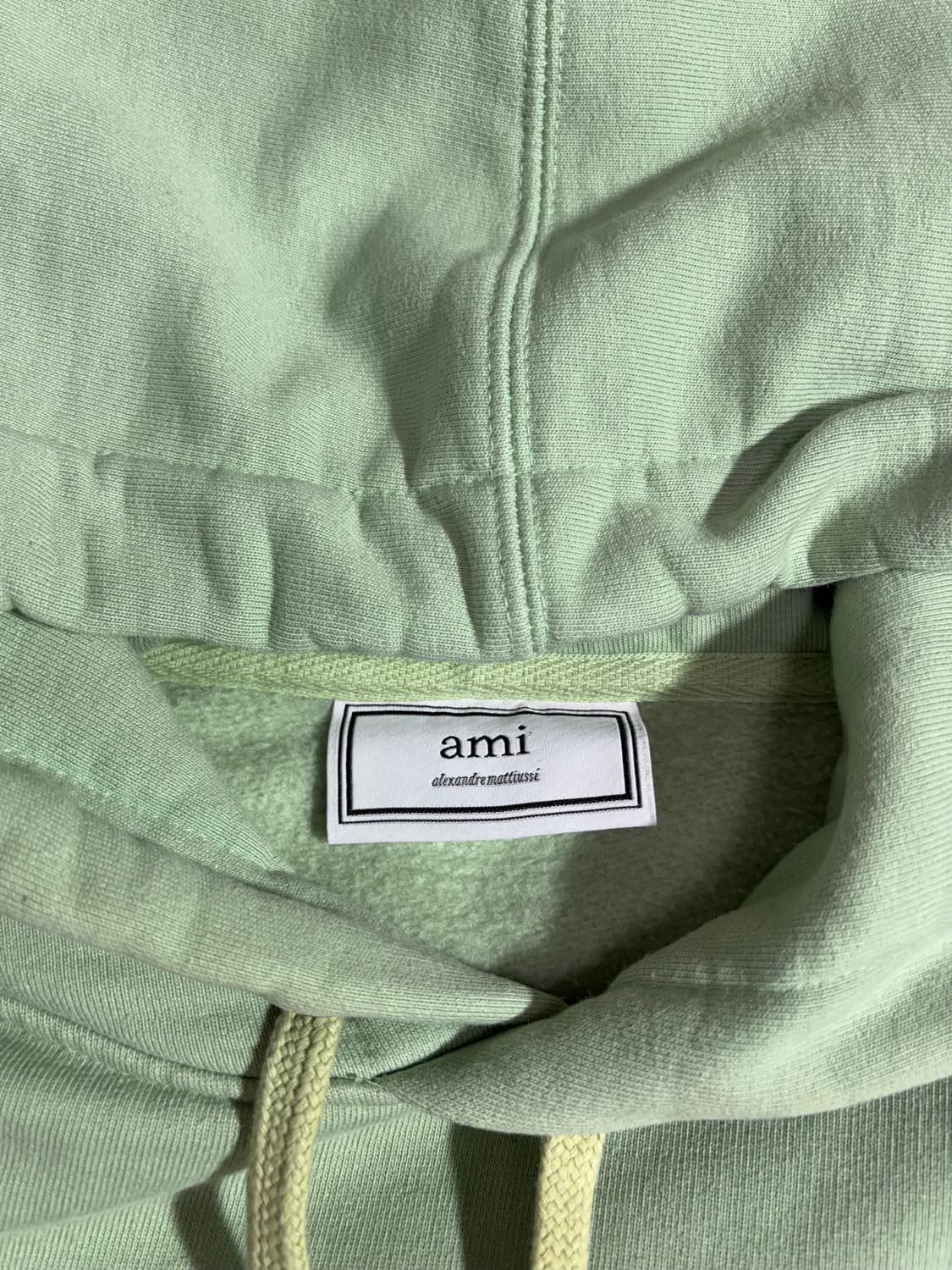 아미 빅하트로고 민트그린 후드  상품이미지6