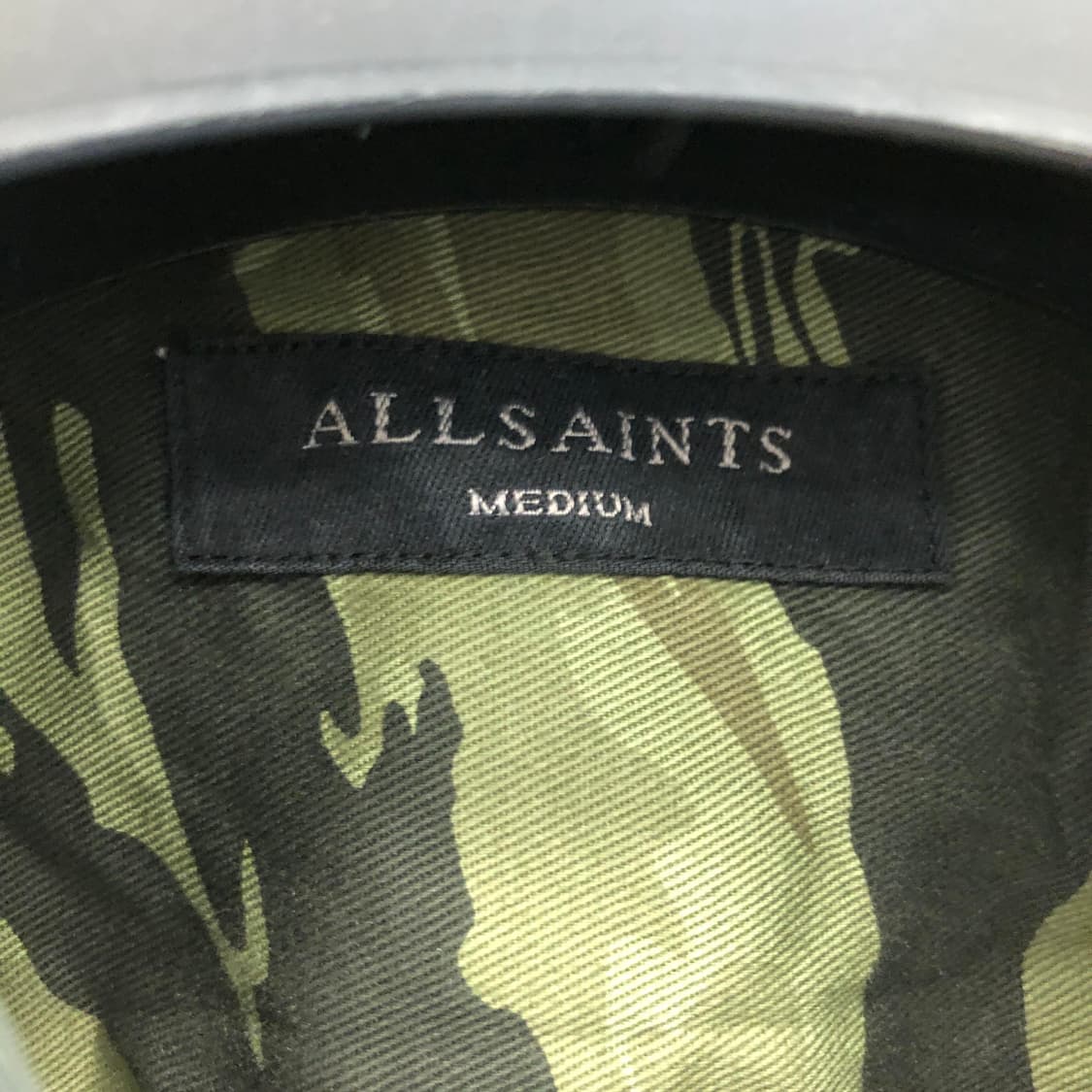 올세인츠 카모빈티지 셔츠 M 상품이미지5