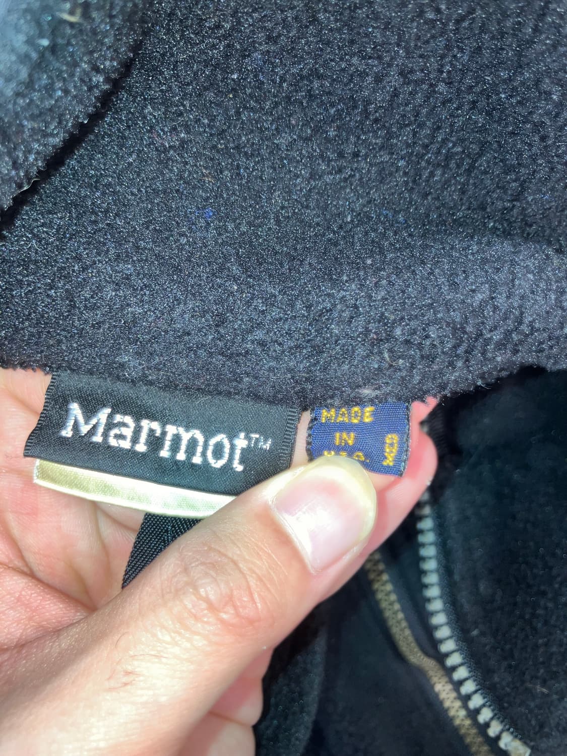 90s marmot fleece jacket (made in USA ) 상품이미지3