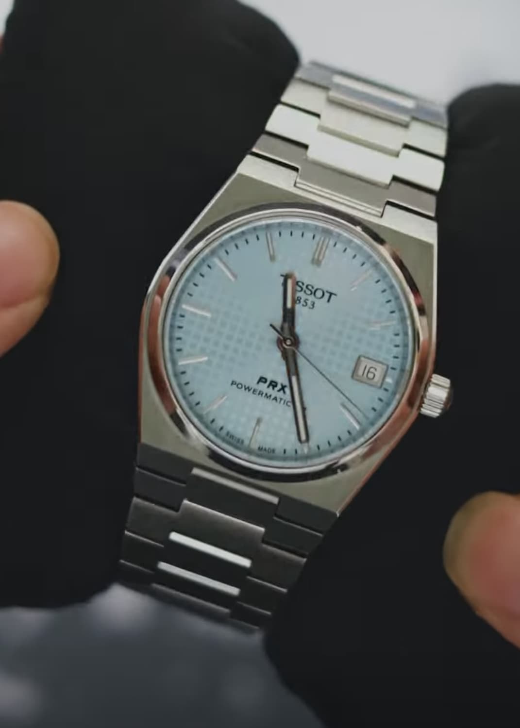 티쏘prx 35m 파워매틱80 아이스블루 팝니다 mop화이트랑 교환가능 상품이미지3