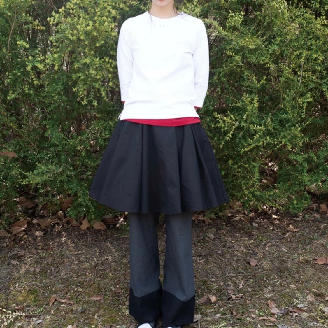 cotton flare skirt 상품이미지2