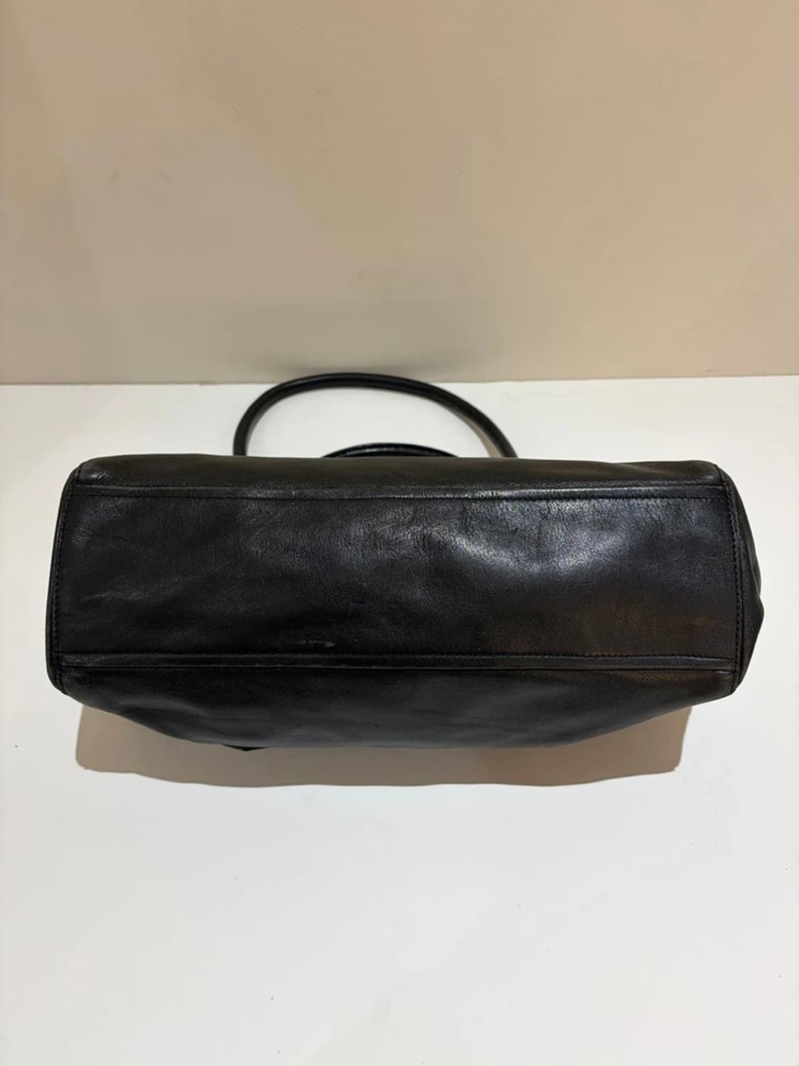 프라다 PRADA 00's Y2K 메탈 버클 바게트 숄더백 Q1567 상품이미지6