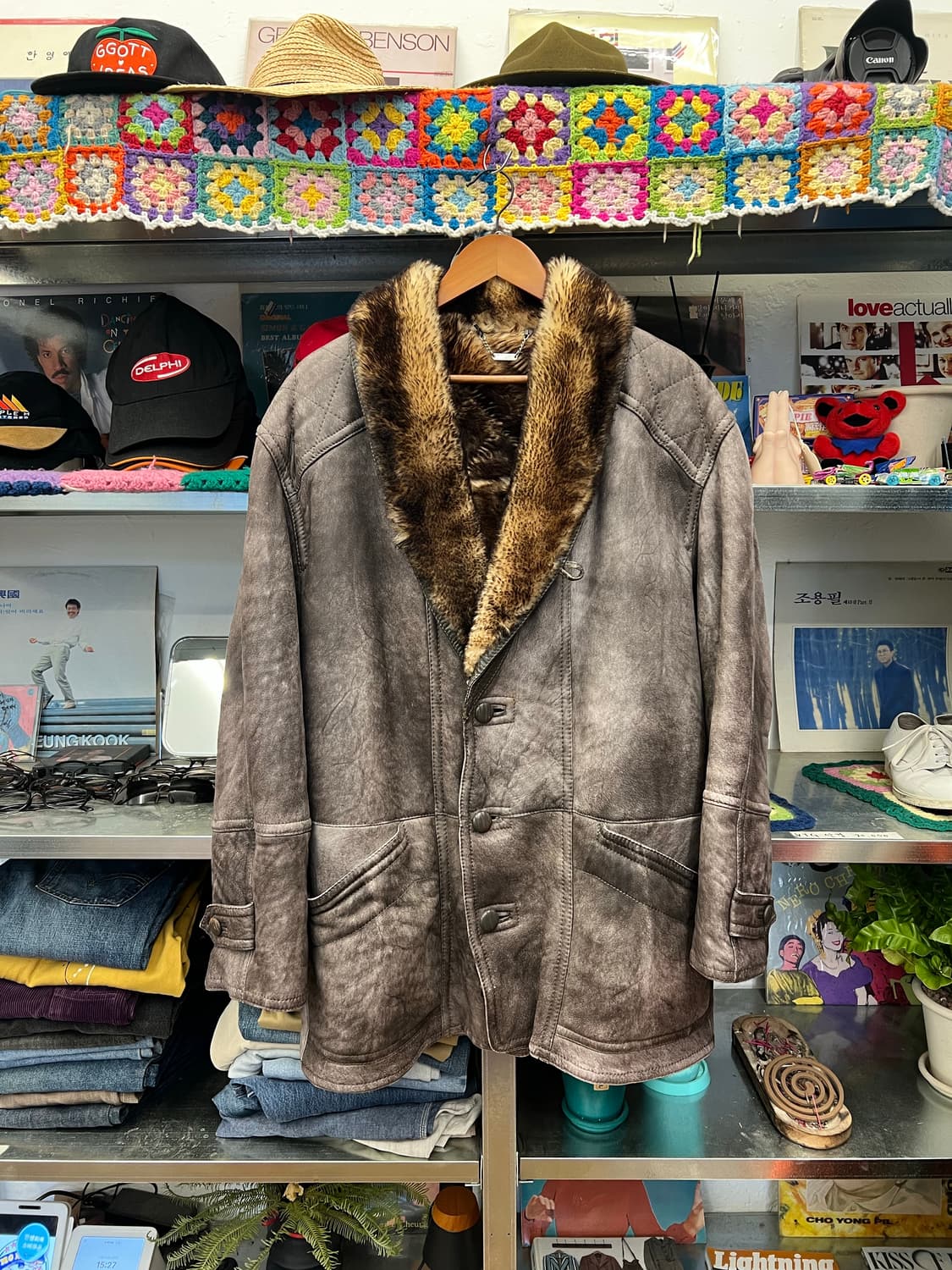 Vintage Malbrun Real Shearling Coat 상품이미지1