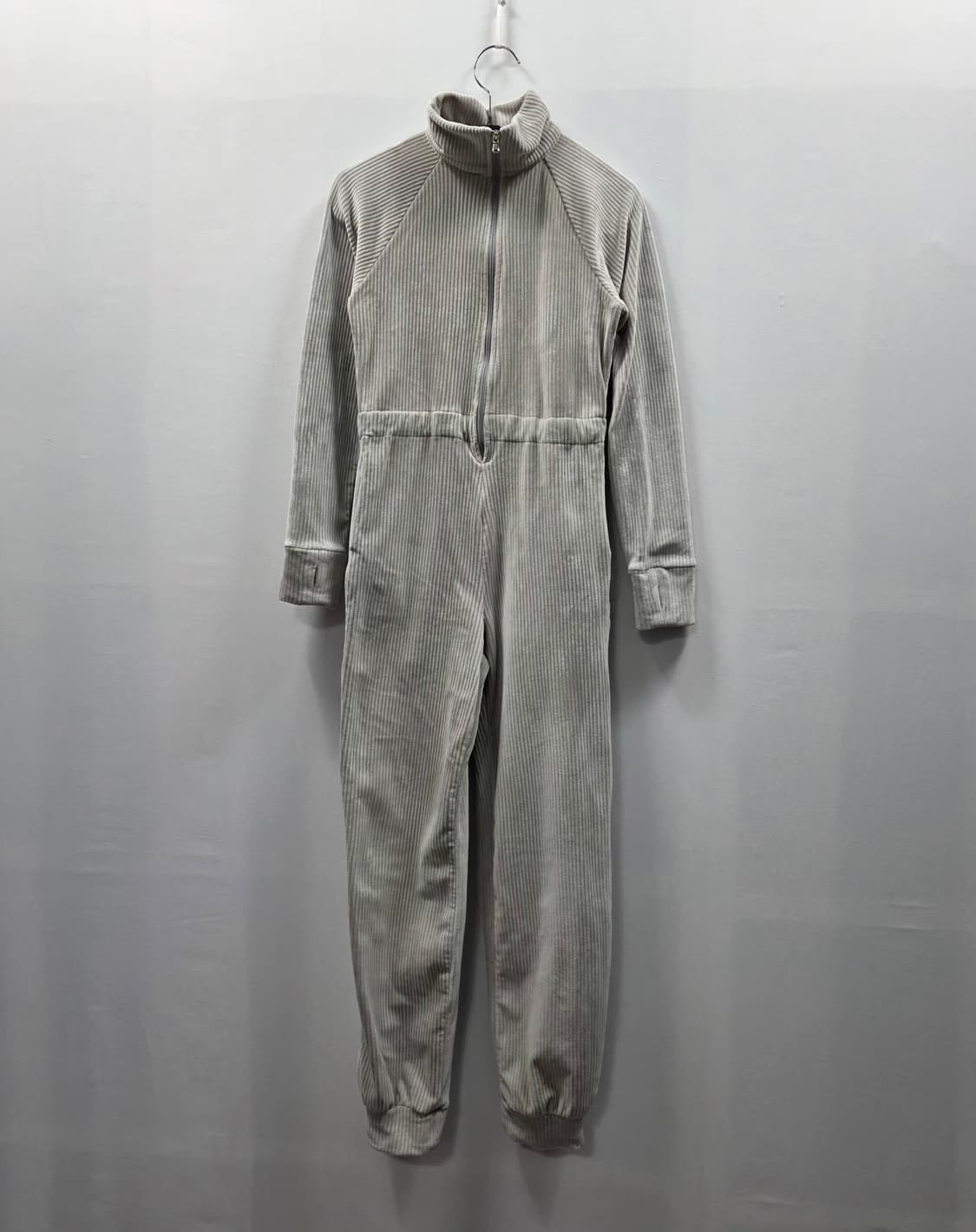 1333 eflora 이플로라 골지 집업 점프수트 M사이즈 / 여성 트레 상품이미지1