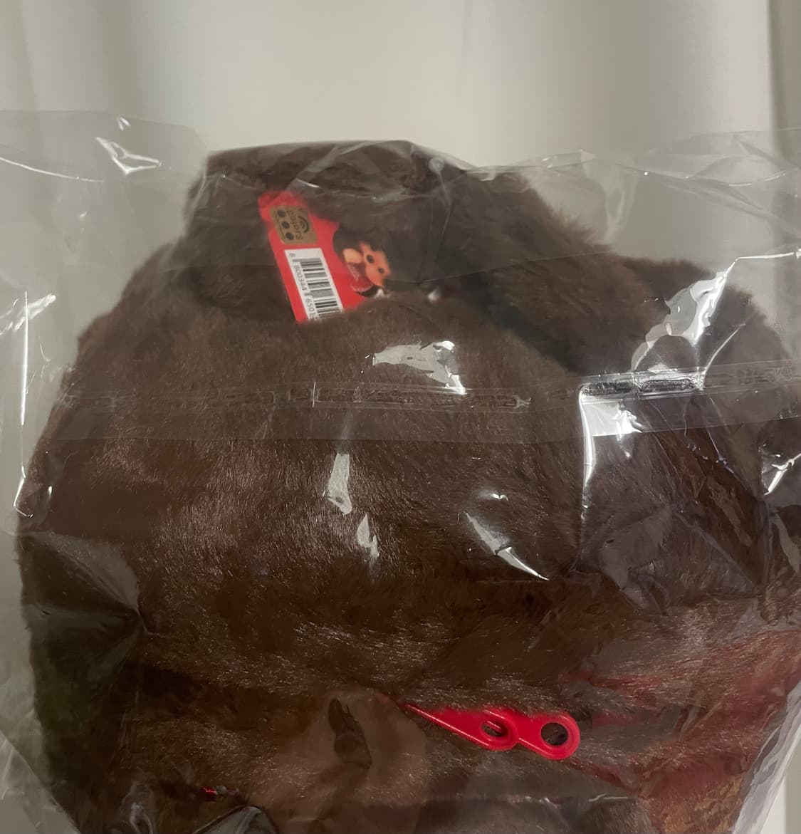 [새상품]몬치치 사각 퍼파우치 브라운 몬치치파우치 상품이미지2