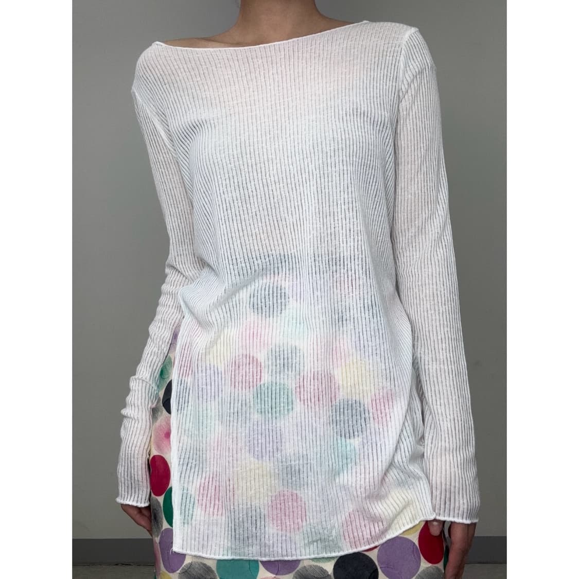 빈티지 화이트 롱슬리브 이너 상품이미지1