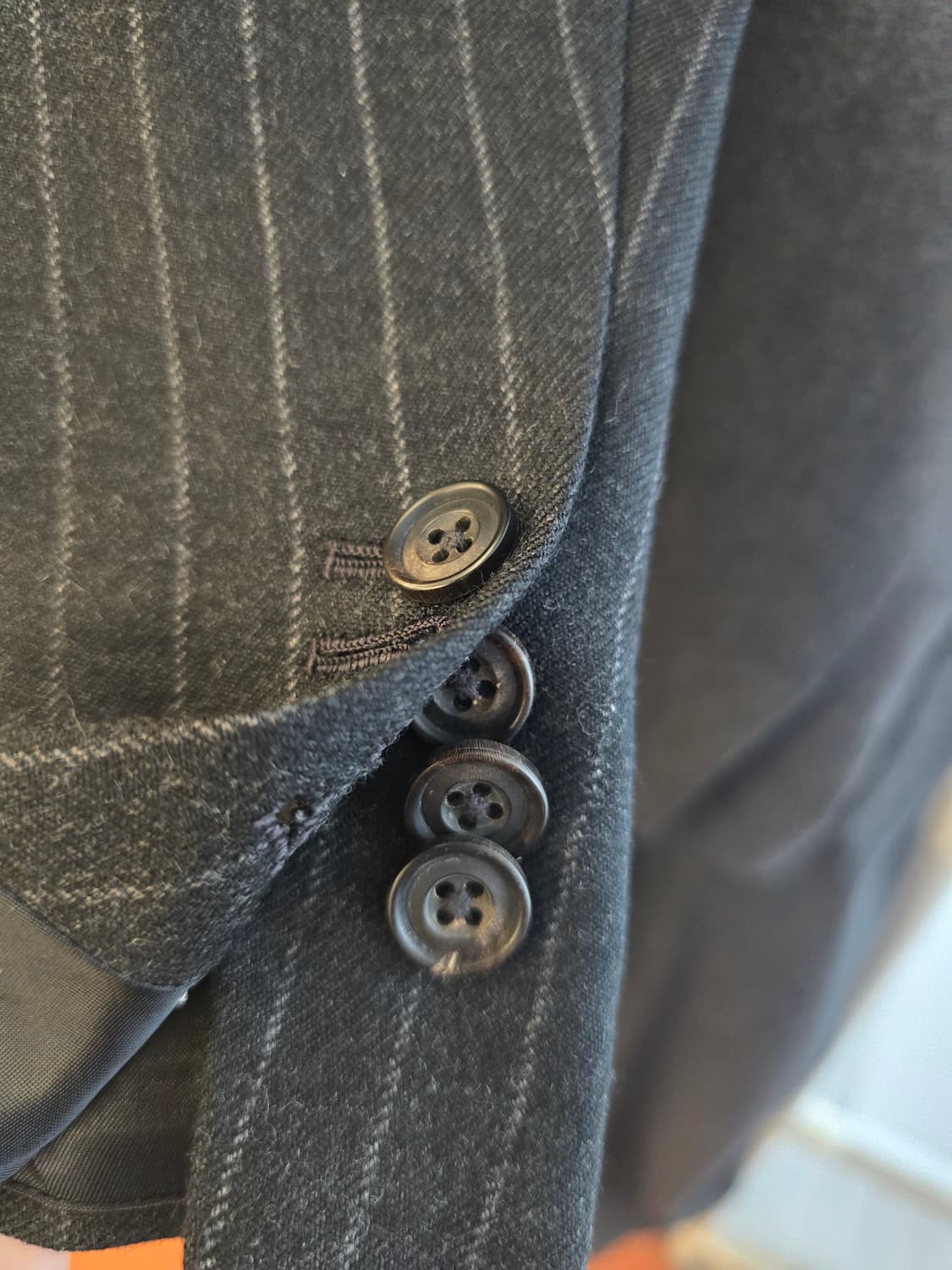 바탁하우스컷 차콜 스트라이프 수트 34(90) 상품이미지7