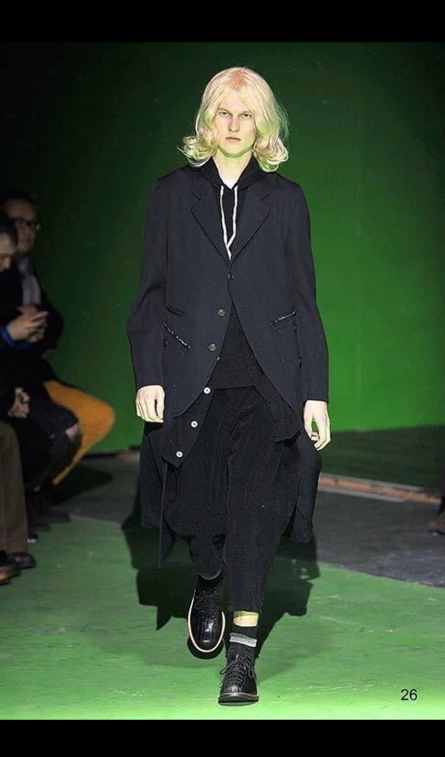 꼼데가르송 옴므 플러스 13aw 롱 니트 후드 M 상품이미지4