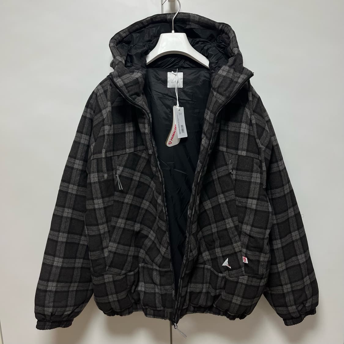 [L]로아 하이킹 25fw 체크 울 후드 자켓 상품이미지2