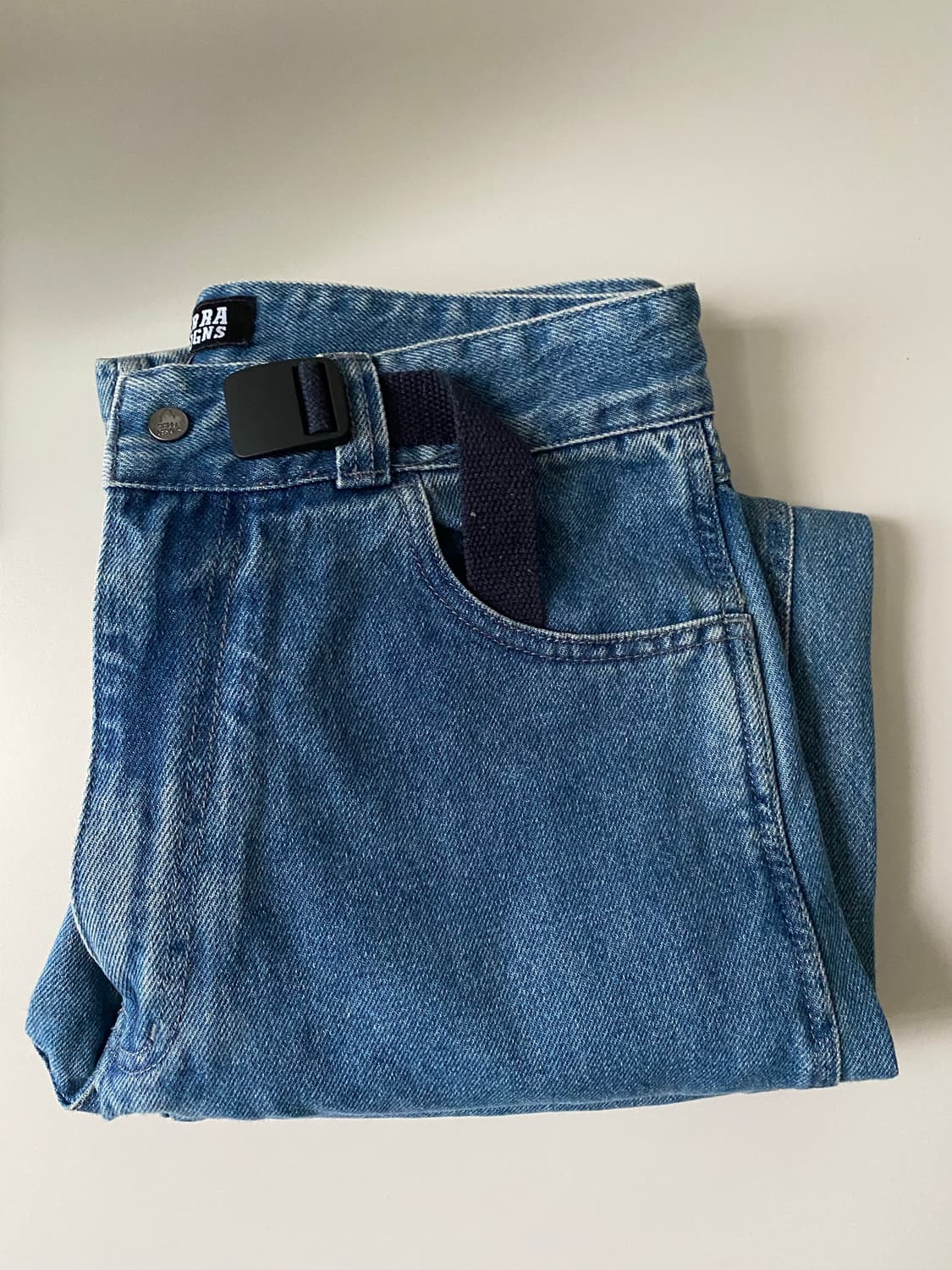 시에라디자인 STRAP DENIM PANTS INDIGO WASHED 상품이미지5