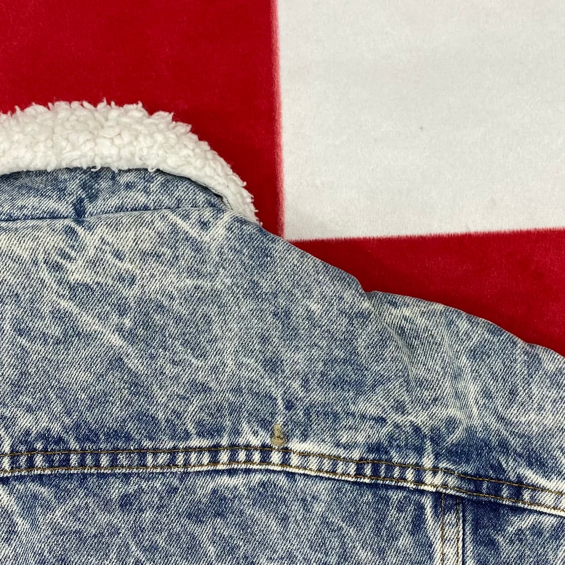 USA 리바이스 데님 쉐르파자켓 L 상품이미지5