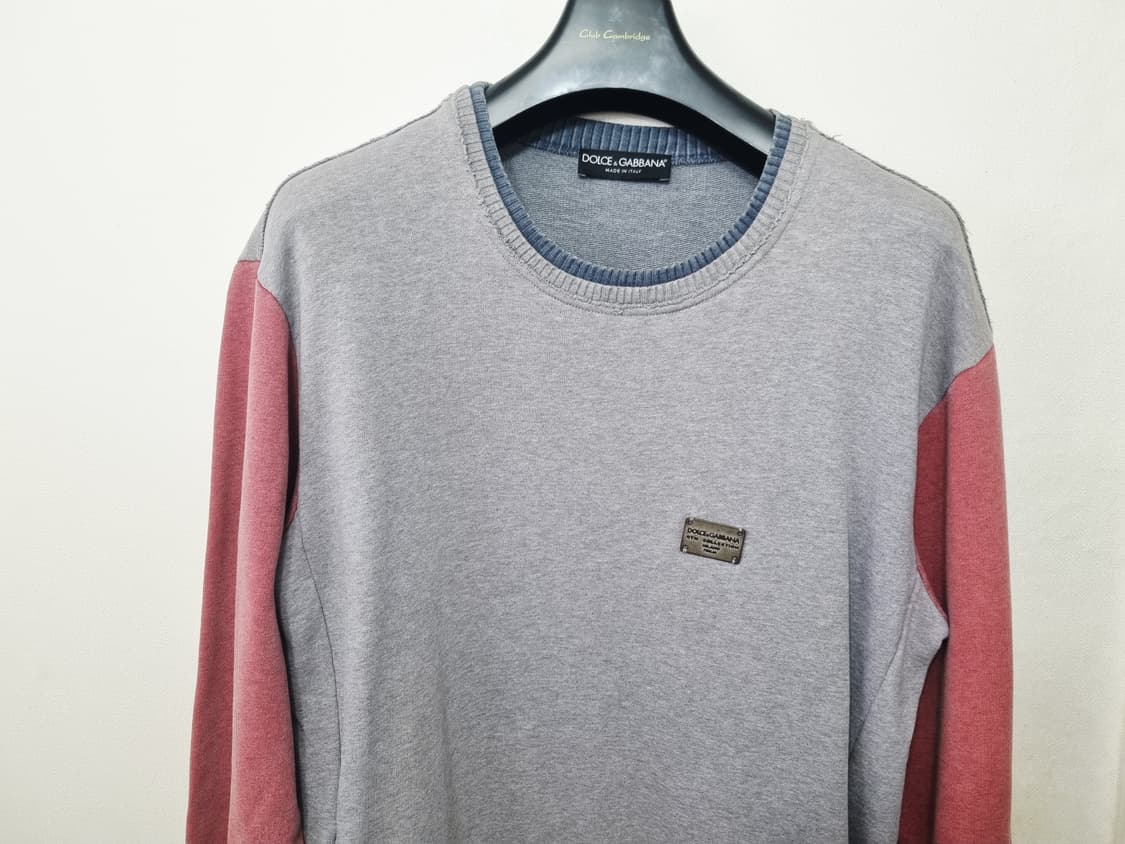 돌체앤가바나 정품 빈티지스타일 플래이트 맨투맨 상품이미지2