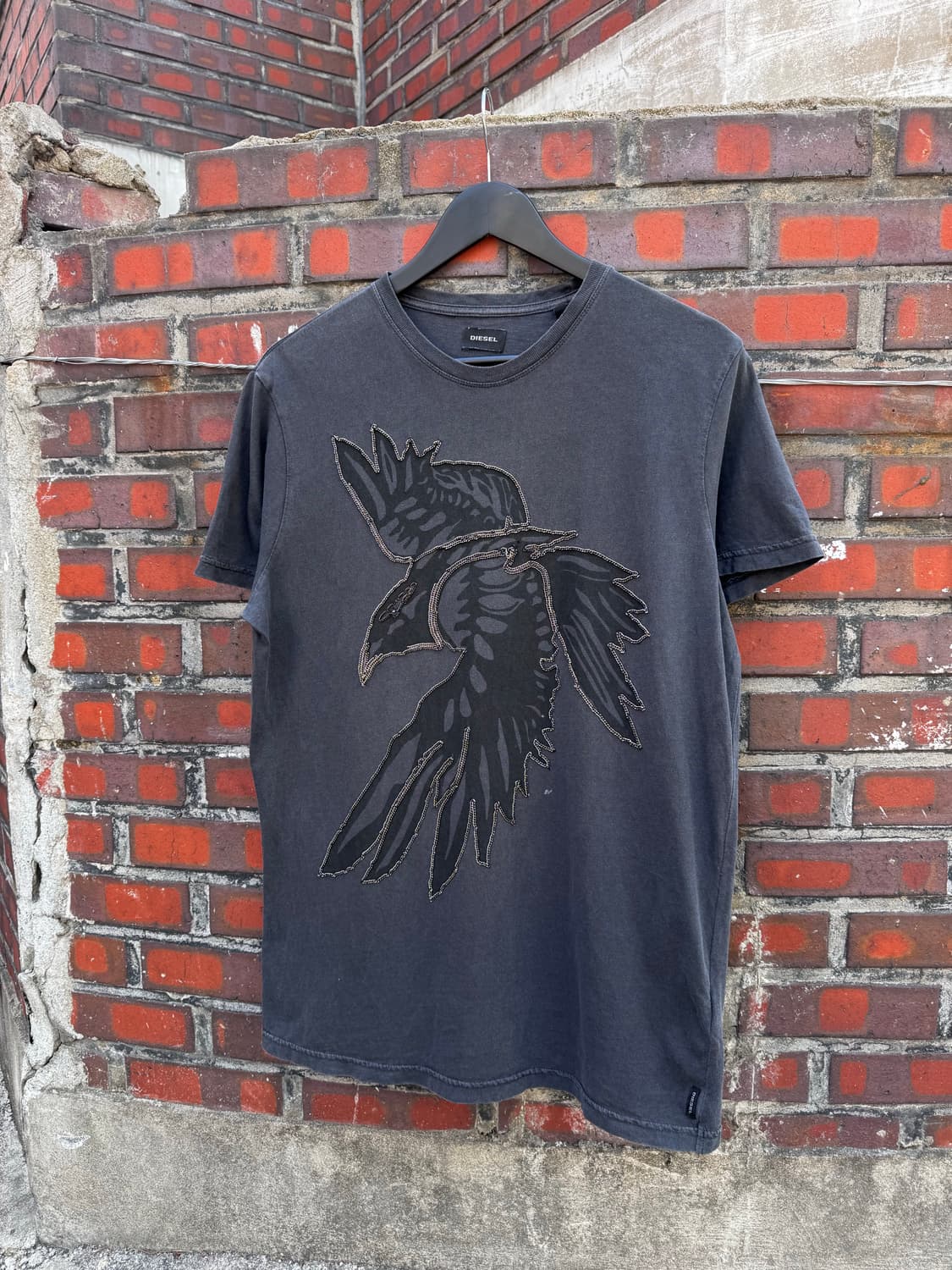 Diesel 디젤 체인 버드 반팔티셔츠  상품이미지1