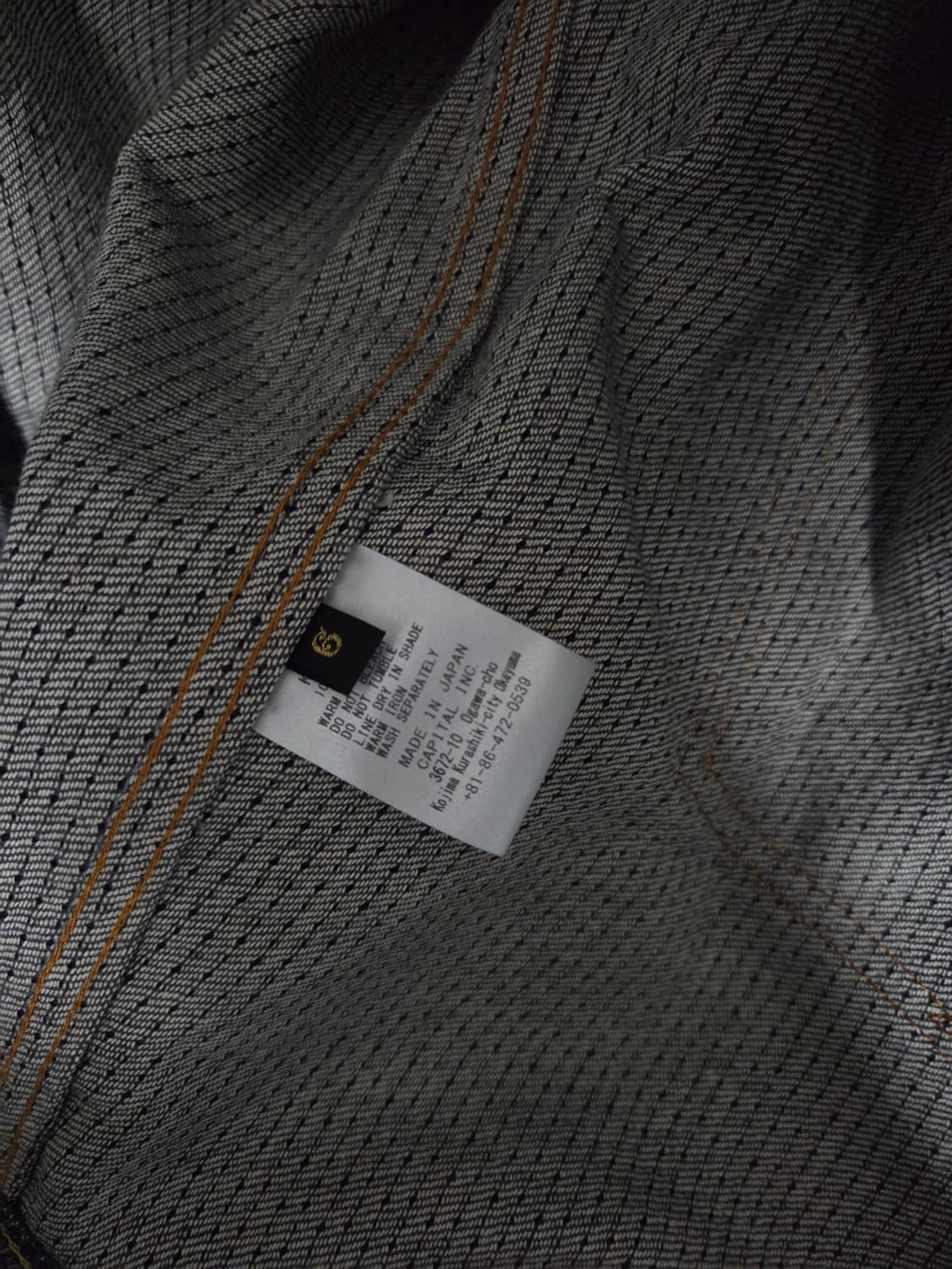 캐피탈 센츄리 데님 자켓 no7+s 상품이미지2