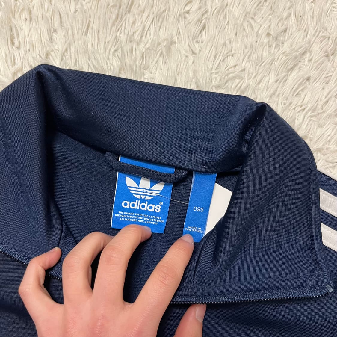 Adidas navy Firebird jersey 상품이미지6