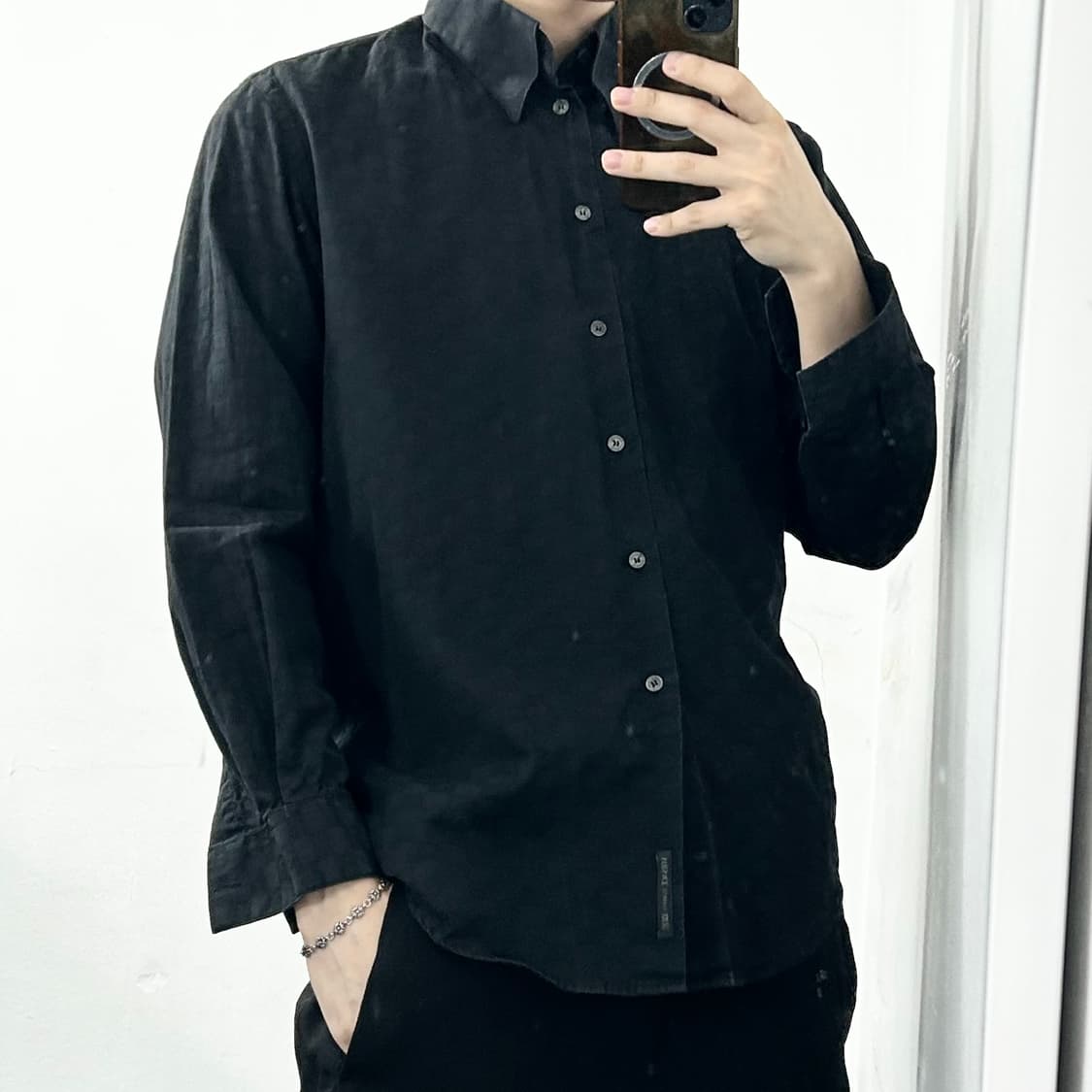 베르사체 V2 패턴 셔츠 상품이미지4